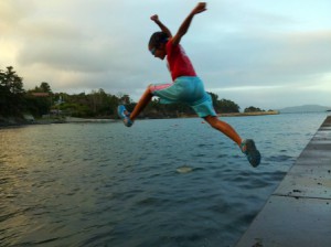 唐桑の中学生が撮影した写真(「リアスワールド」ガイドブックより)