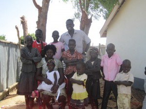 ピースウィンズの南スーダン現地スタッフ家族