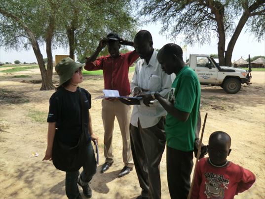 ピースウィンズ・ジャパンの南スーダン事業　現場でのヒアリング