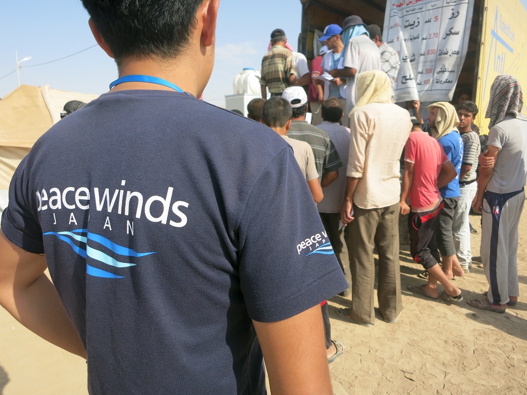 シリア人道危機に対応　ピースウィンズ・ジャパン