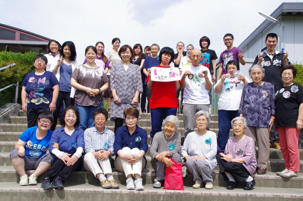 コサージュ作り