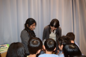 園児たちからの質問が殺到!