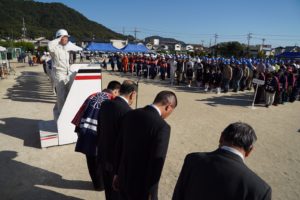 笠岡市防災訓練