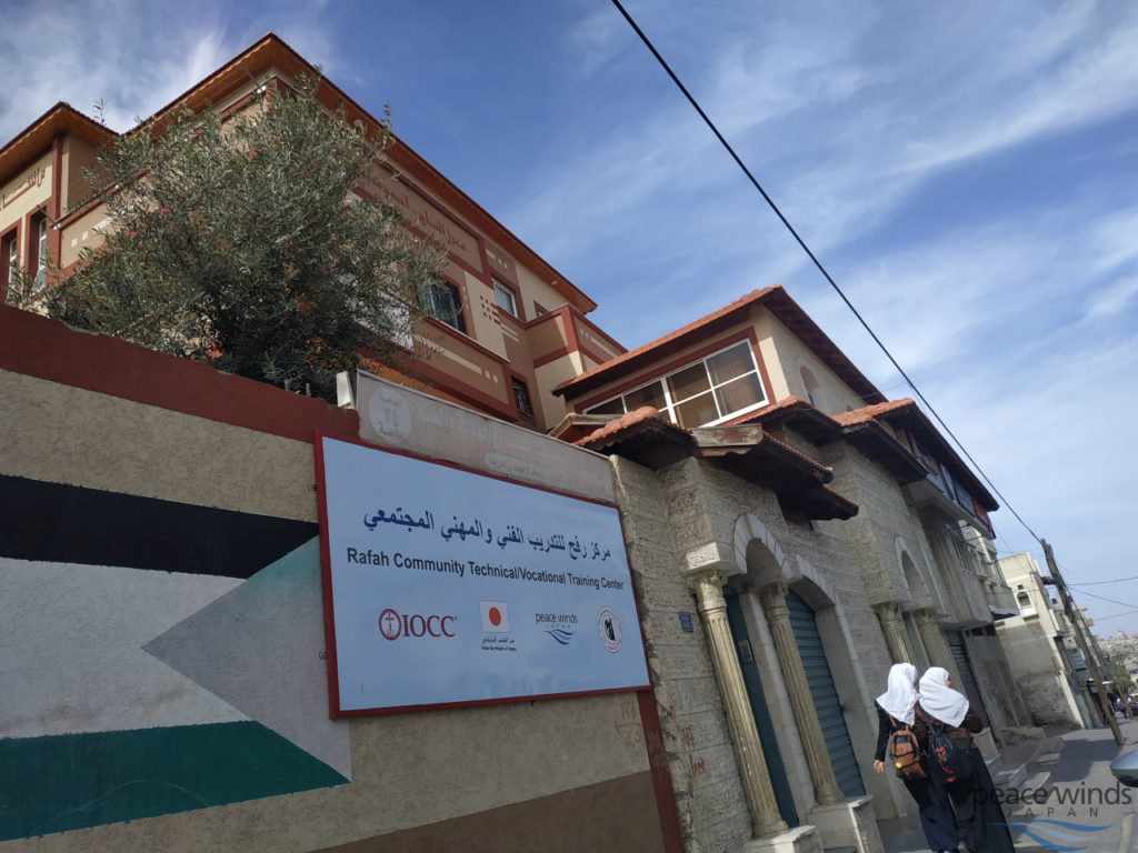 ラファハ県のコミュニティ職業技術センター（CTTC）の外観