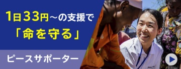 ピースサポーター申込フォームへのボタン画像です
